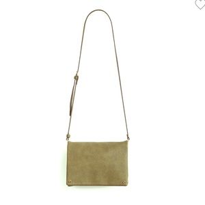 Street Level - Green Leather Crossbody Bag